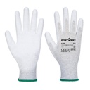 Gant ESD paume enduite PU – lot de 12 paires – Portwest A199