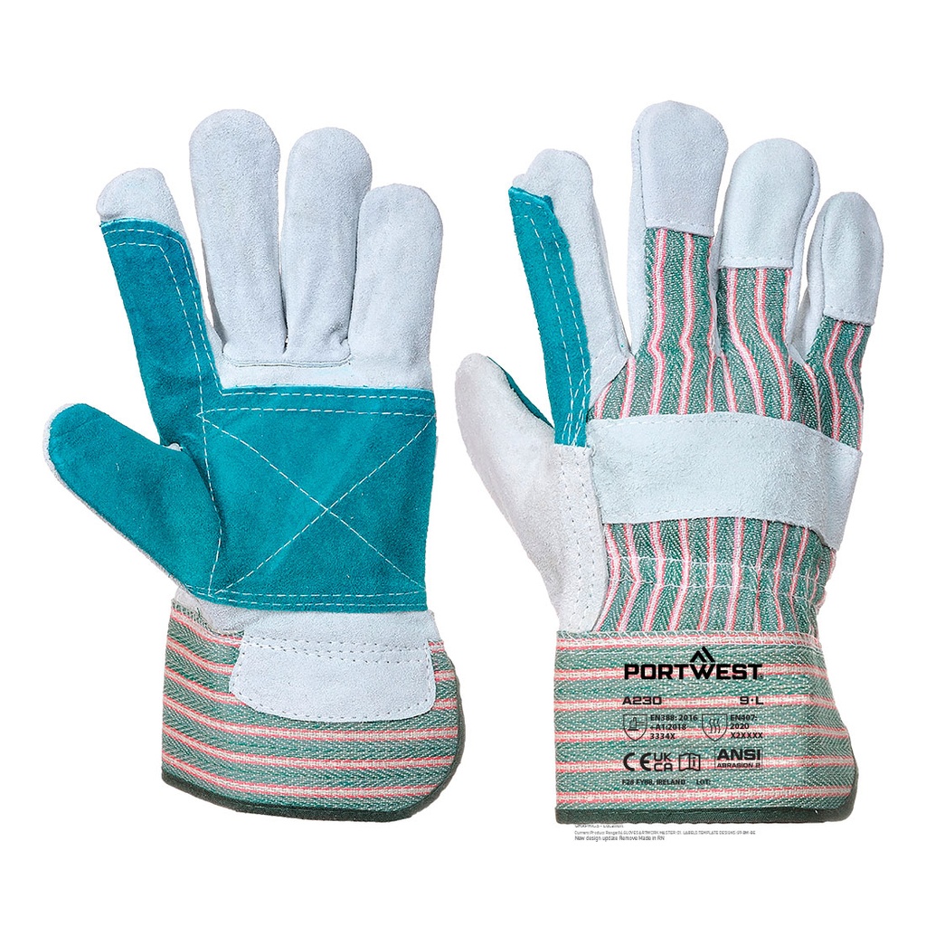 Gant docker paume doublée – lot de 12 paires – Portwest A230