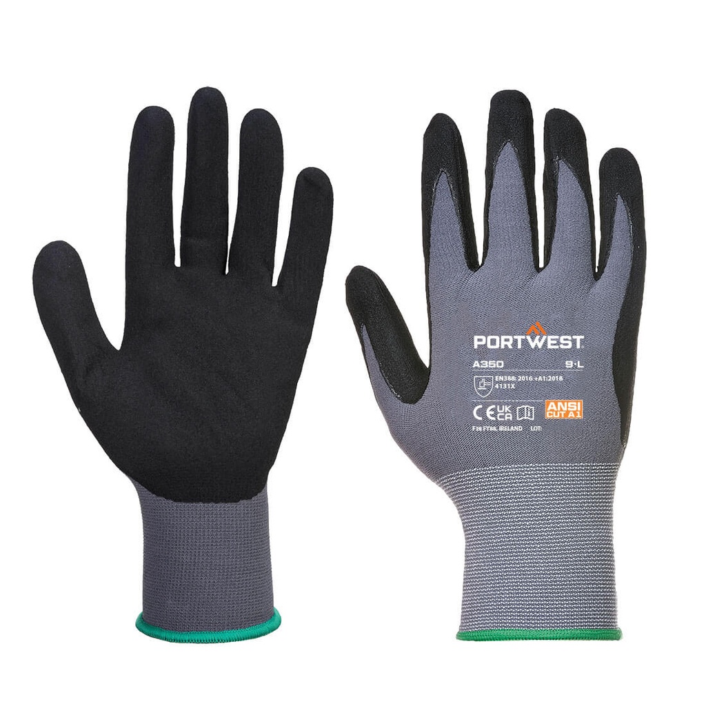 Gant DermiFlex nitrile – lot de 12 paires – Portwest A350