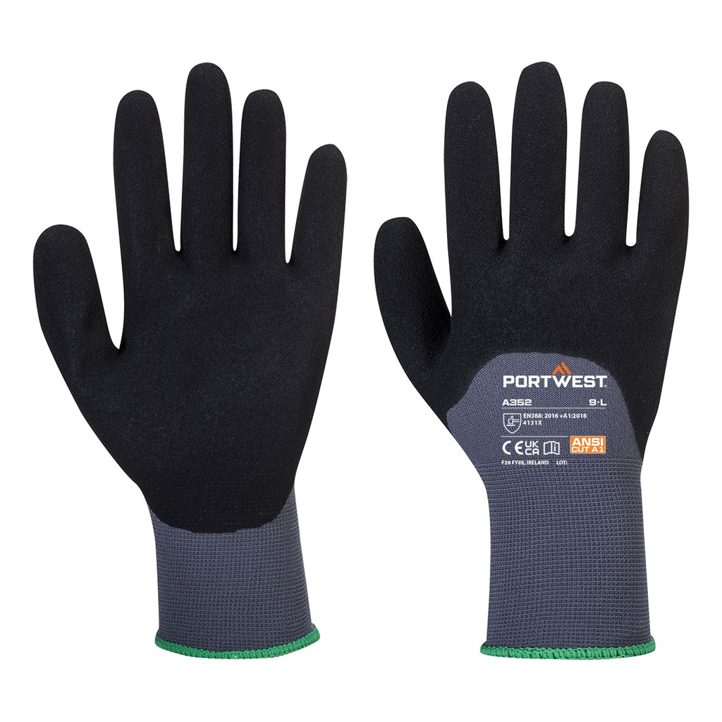 Gant DermiFlex Ultra 3/4 enduit – lot de 12 paires – Portwest A352