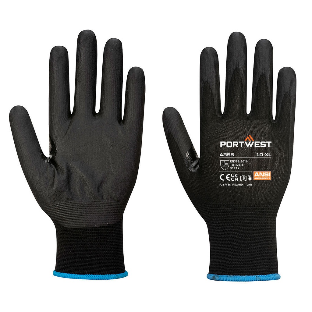 Gant écran tactile mousse nitrile – lot de 12 paires – Portwest A355