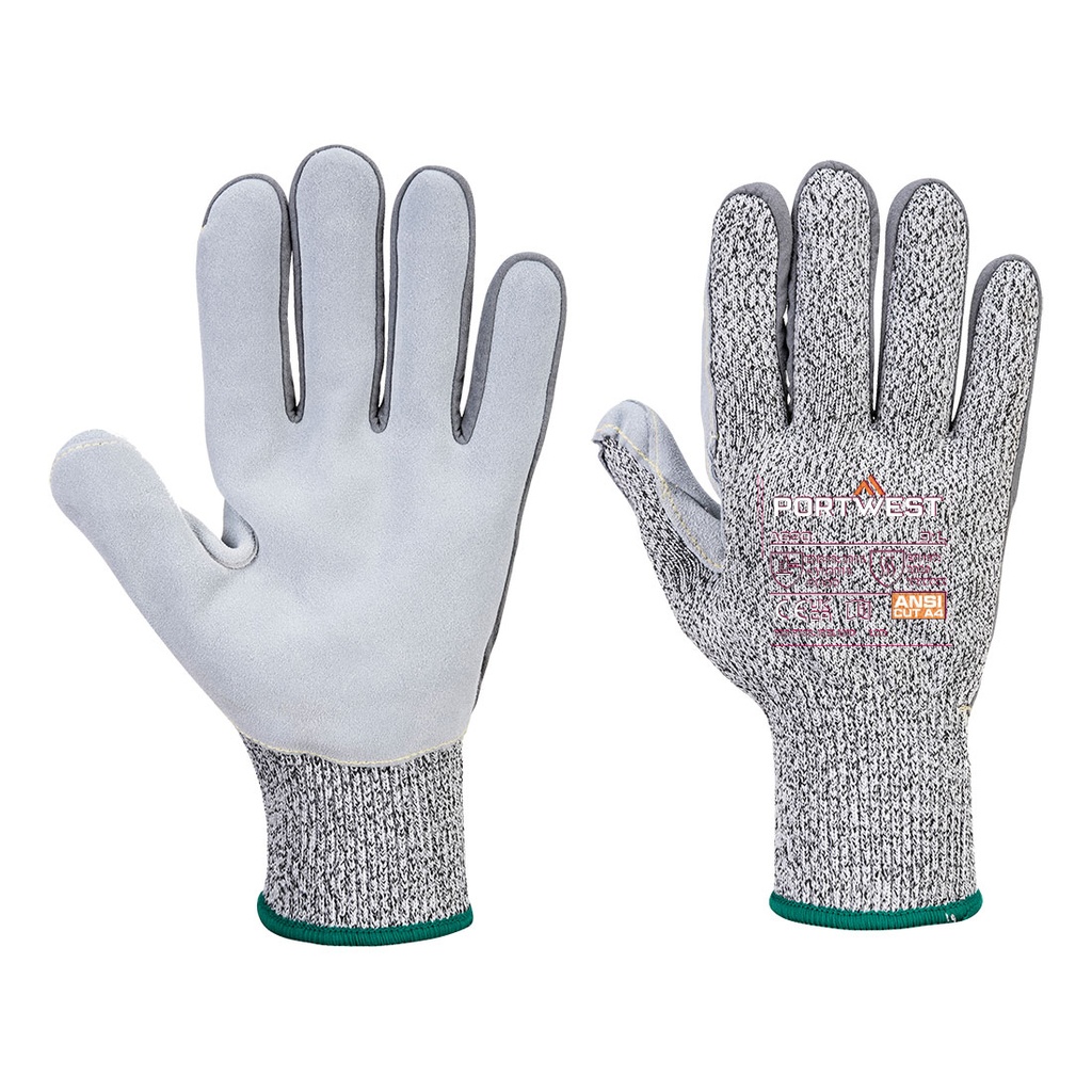 Gant Razor anti-coupure D renfort cuir – Portwest A630