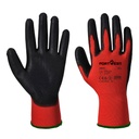 Gant rouge enduit PU – lot de 12 paires – Portwest A641