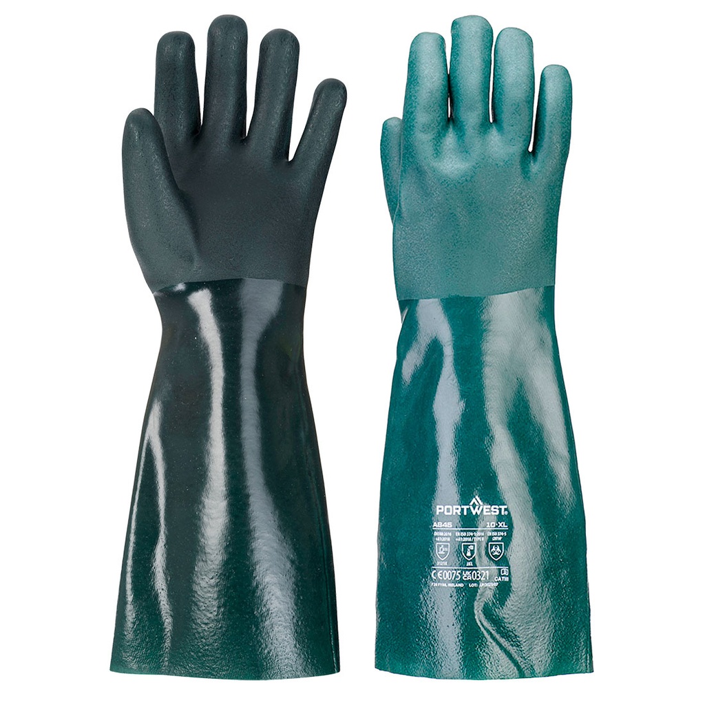 Gant PVC double trempage 45 cm – Portwest A845