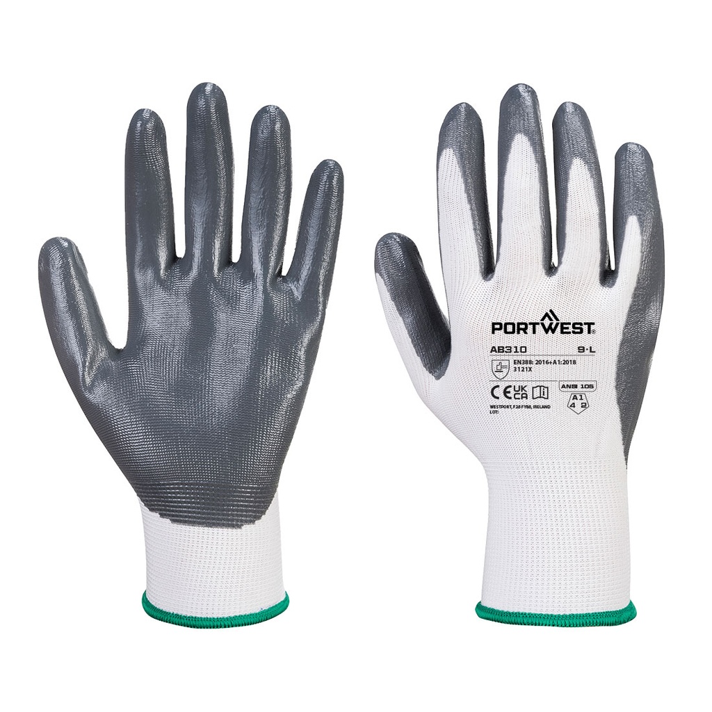 Gant Grip 13 nitrile Essential – lot de 12 paires – Portwest AB310