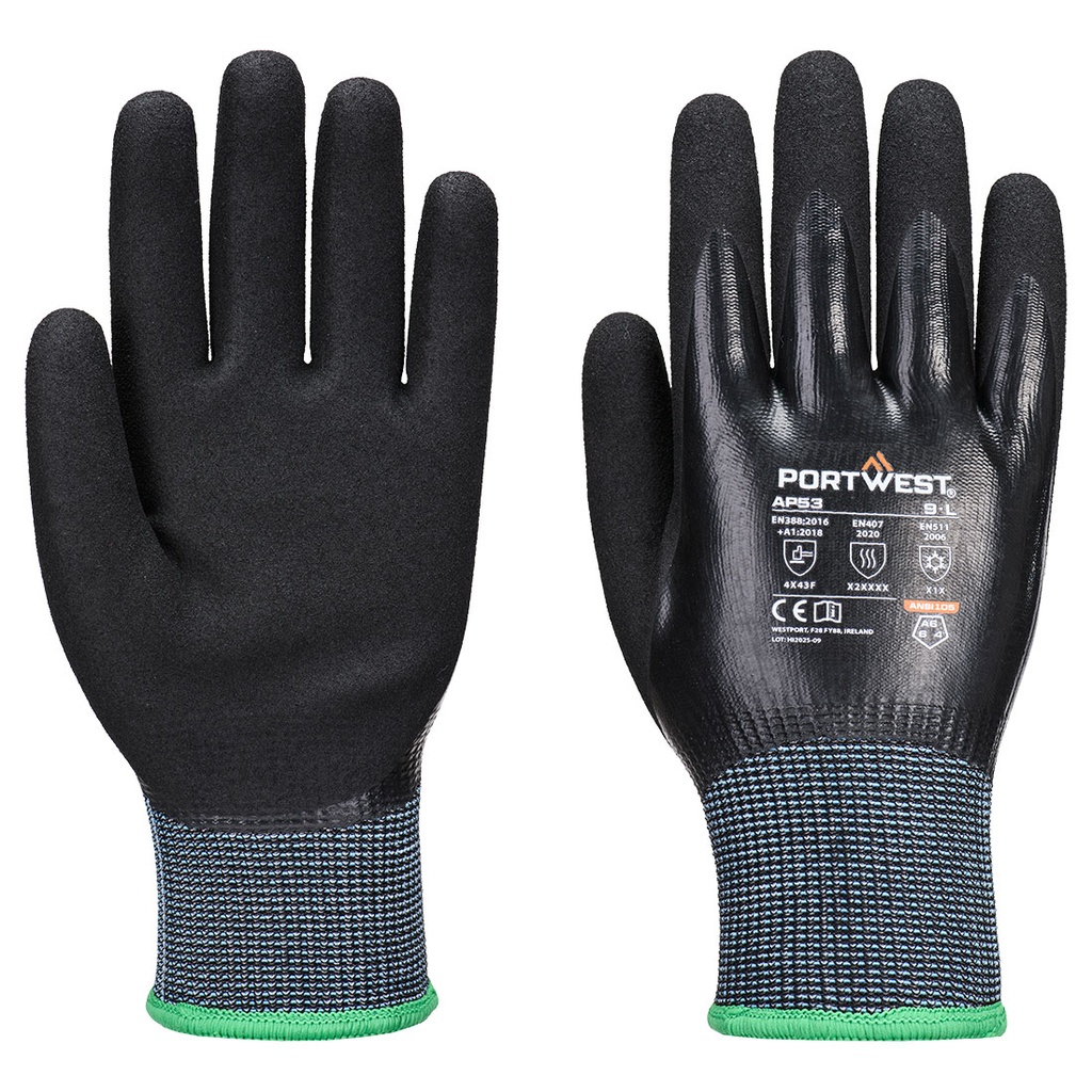Gant hiver anti-coupure F15 nitrile – Portwest AP53
