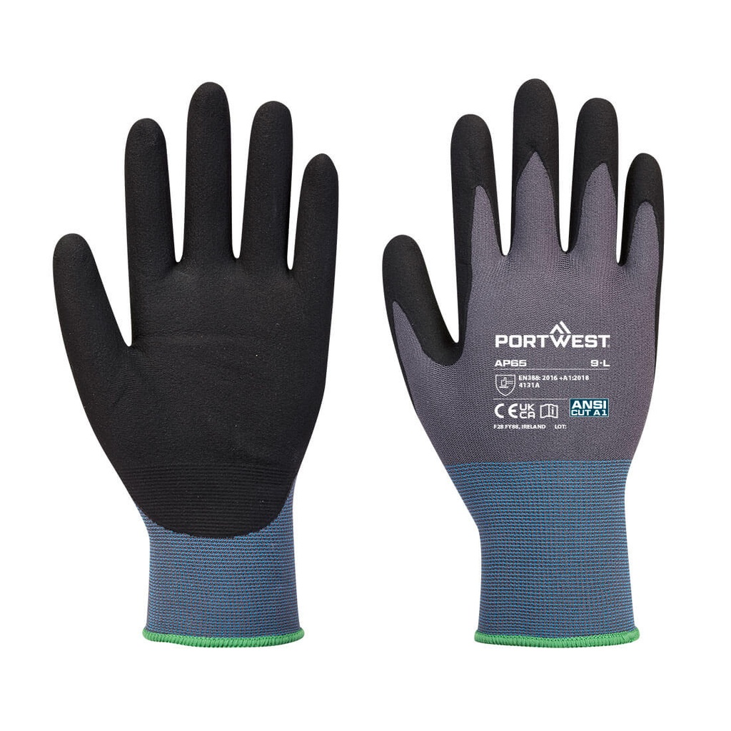 Gant NPR Pro mousse nitrile – lot de 12 paires – Portwest AP65