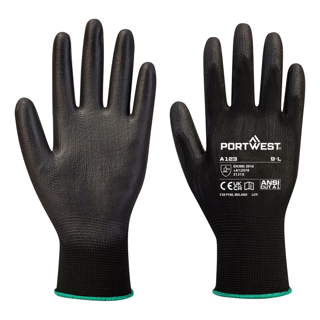 Gant enduit PU sans latex – carton de 144 paires – Portwest A123