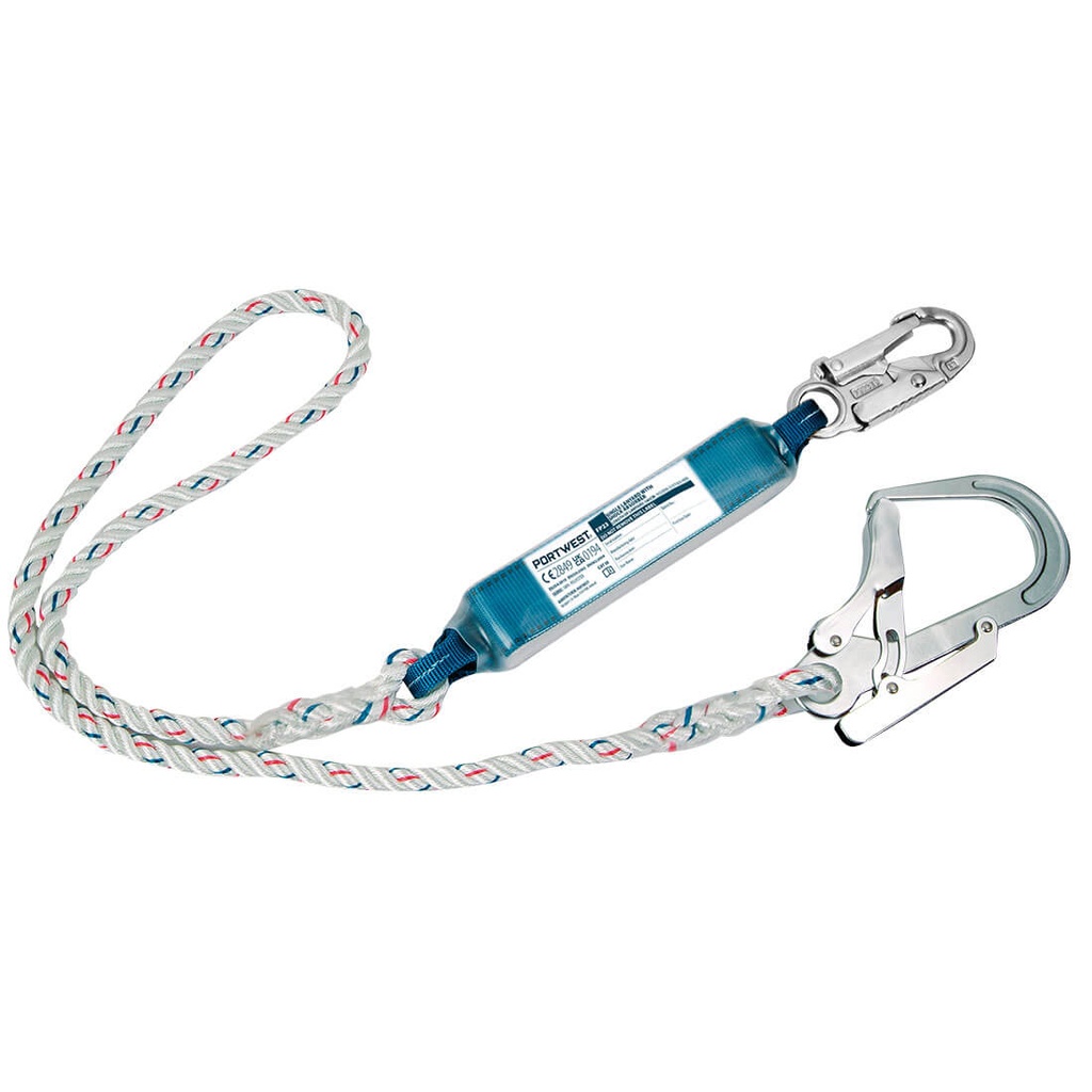 Longe simple avec absorbeur d'énergie 1,8 m – Portwest FP23