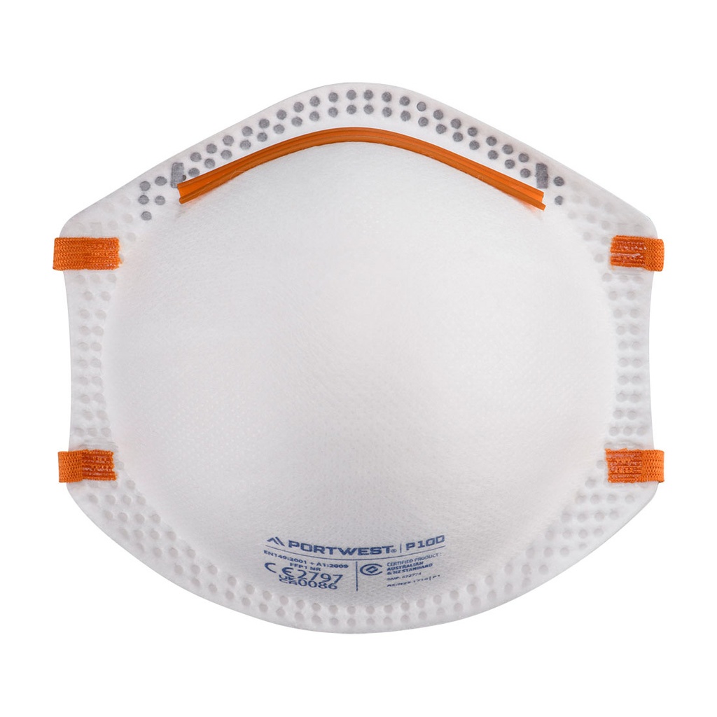 Masque anti-poussière FFP1 – boîte de 20 – Portwest P100