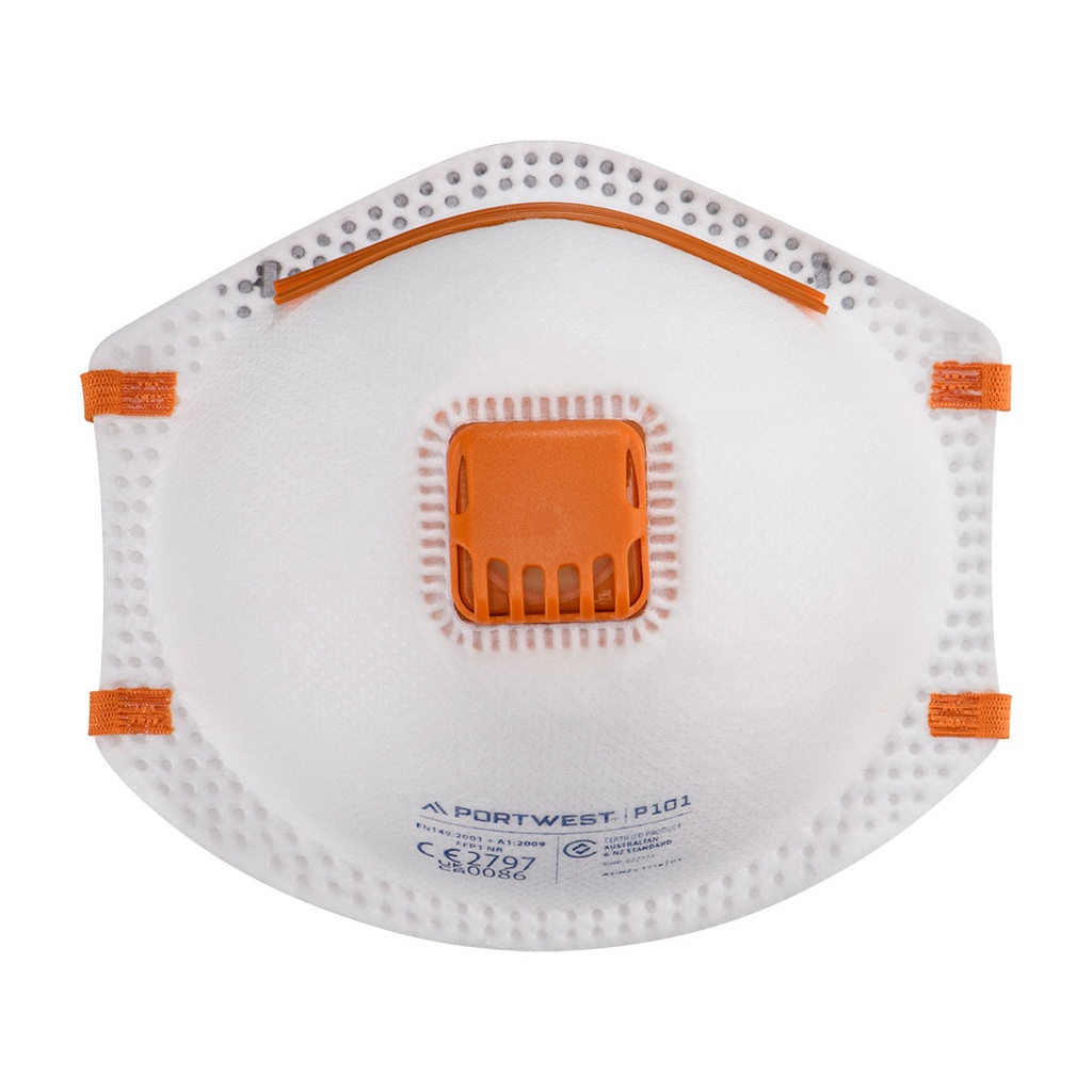 Masque FFP1 à valve – boîte de 10 – Portwest P101