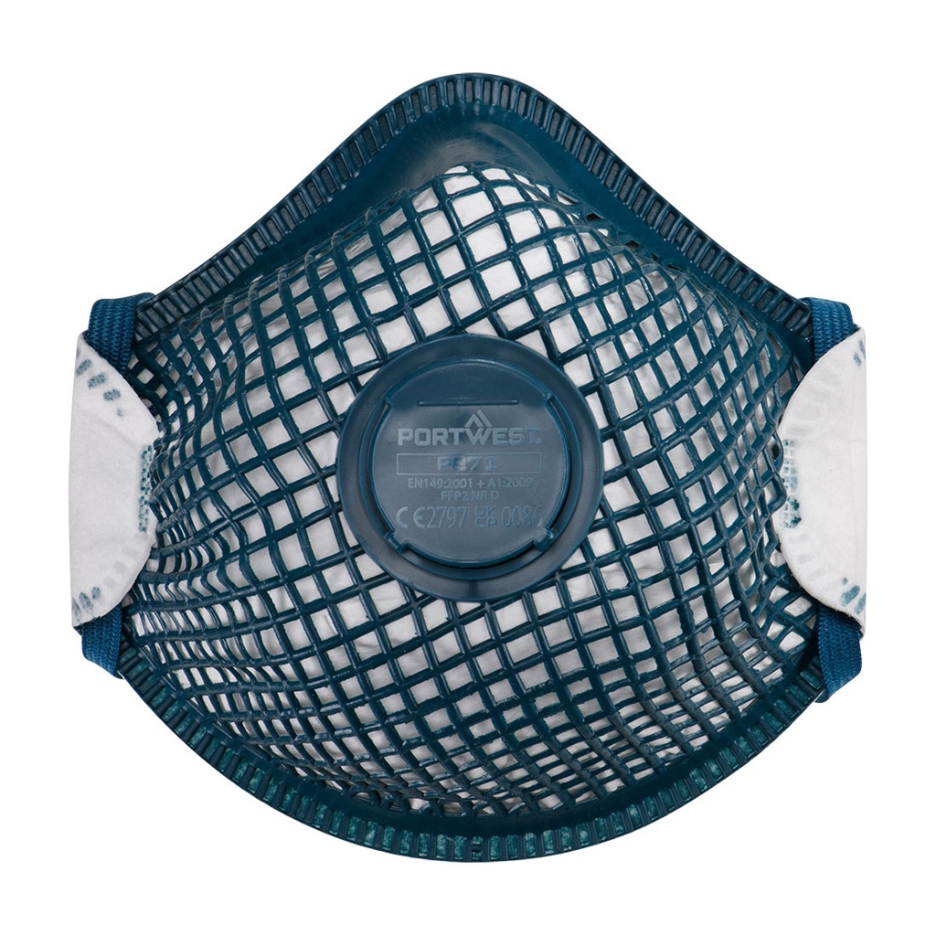 Masque FFP2 Ergonet à valve – boîte de 10 – Portwest P271