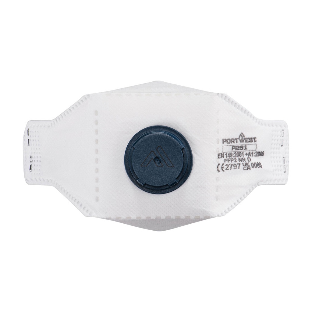 Masque Eagle FFP2 pliable à valve – boîte de 10 – Portwest P291