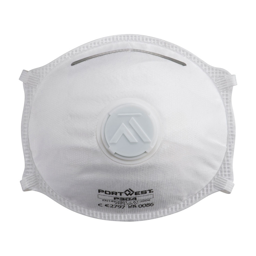 Masque FFP3 coque légère Dolomite – boîte de 10 – Portwest P304