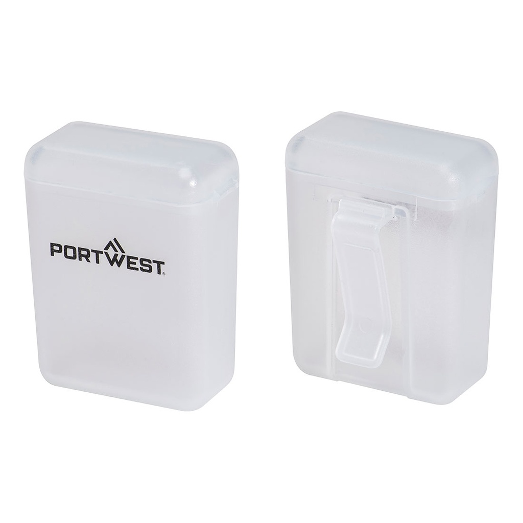 Boîtes de rangement pour bouchons – lot de 50 – Portwest PA09