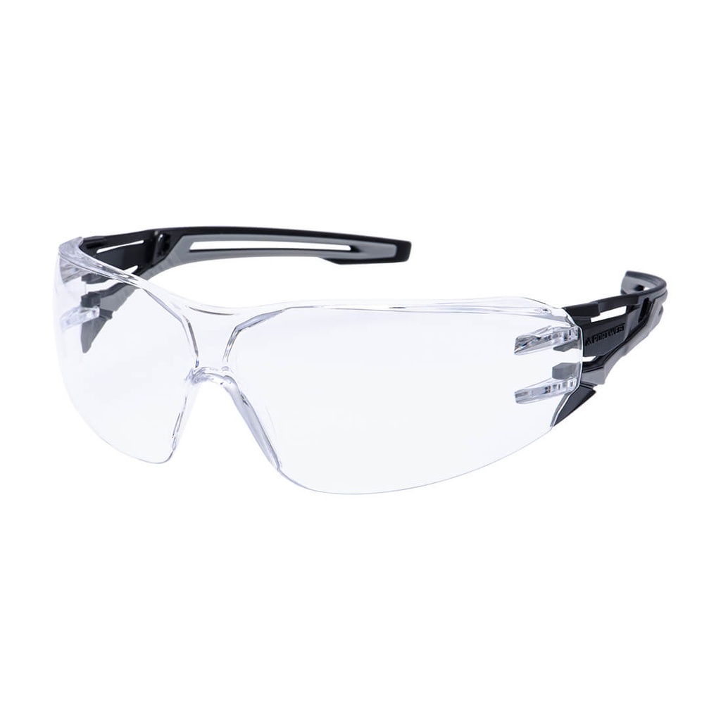 Lunettes de protection enveloppantes anthracite – Portwest PR01
