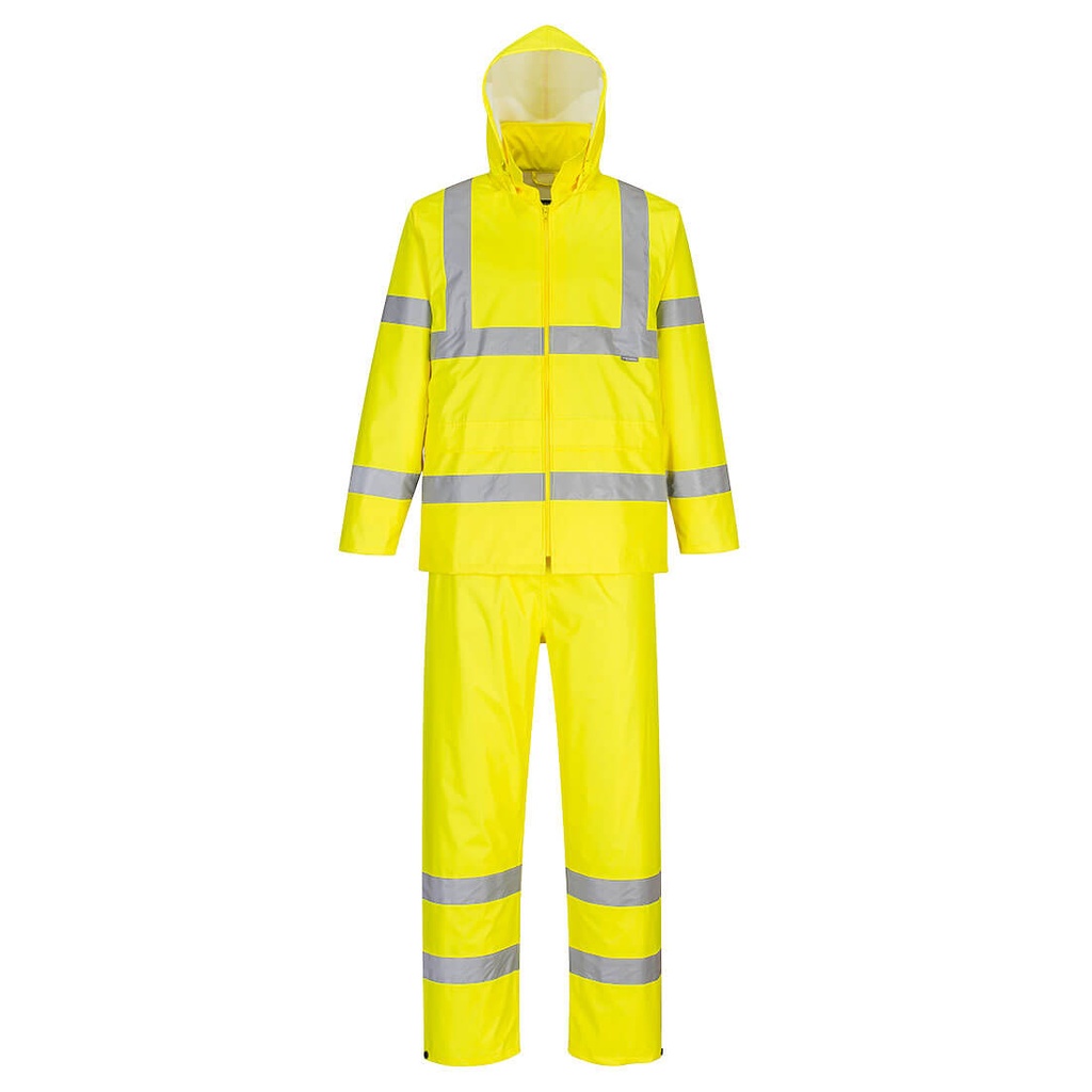 Ensemble de pluie enroulable haute visibilité – Portwest H448