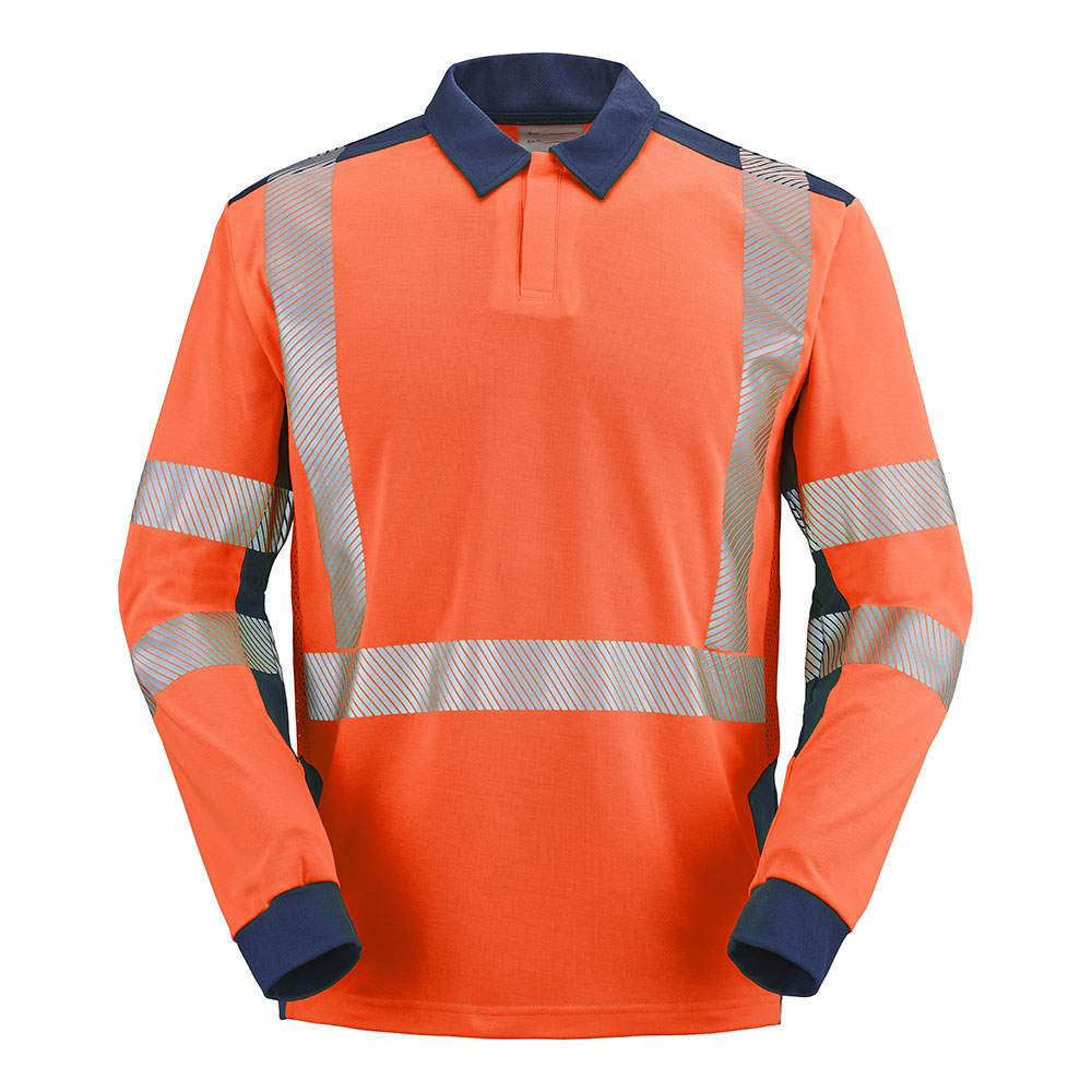Polo manches longues haute visibilité Fluo Safe XP – Cepovett Safety 9T87