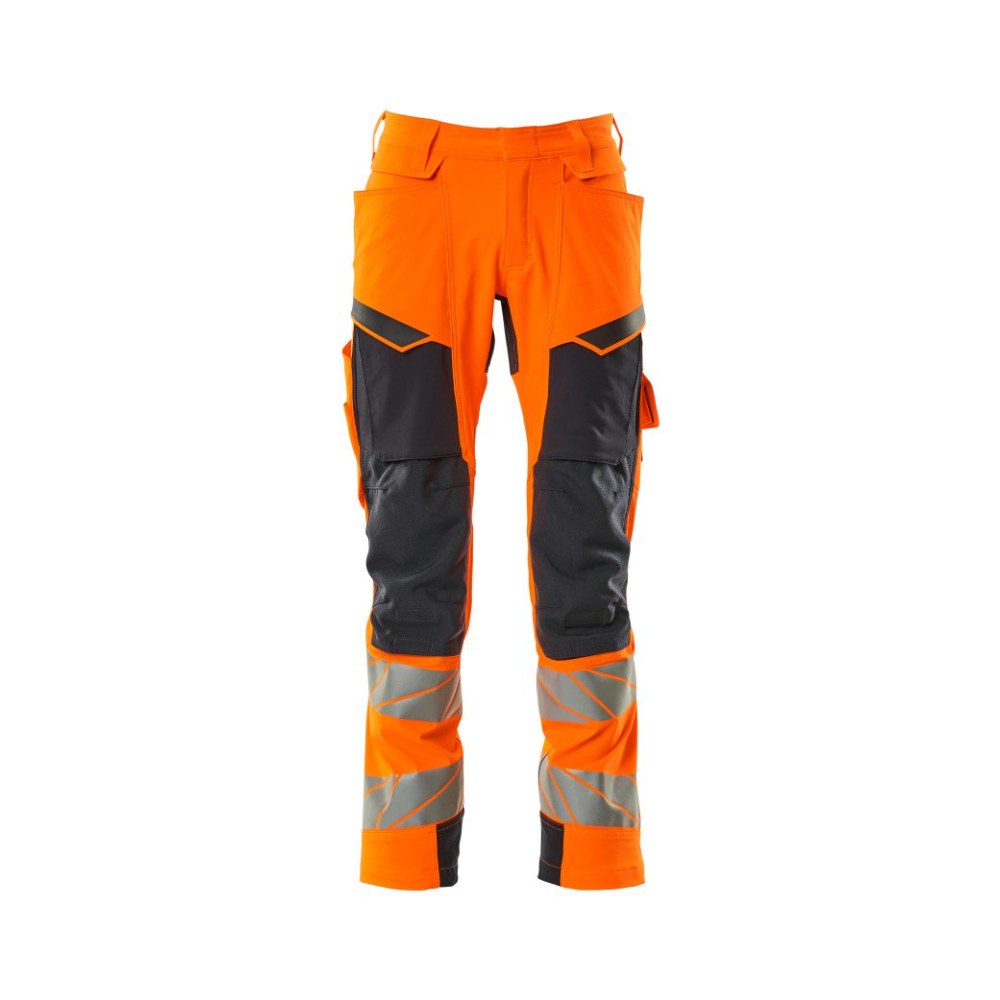 Pantalon haute visibilité stretch recyclé à poches genouillères Accelerate Safe – Mascot 19279-510