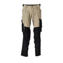Pantalon bicolore stretch à poches genouillères Advanced – Mascot 23179-311