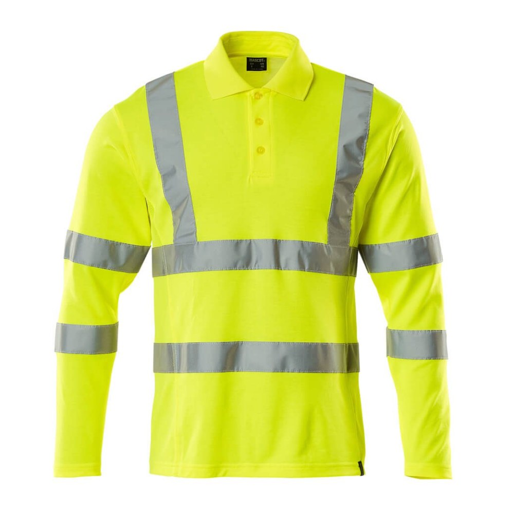 Polo manches longues haute visibilité classe 3 Safe Classic – Mascot 18283-995