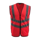 Gilet de signalisation zippé haute visibilité classe 2 Wingate 160 g/m² – Mascot 50145-982