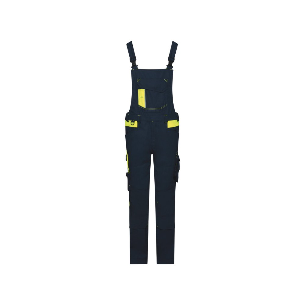 Cotte à bretelles stretch à détails fluo Ulsan Logix – Dassy 400166