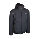 Blouson stretch imperméable matelassé noir/gris – Singer BOLTON