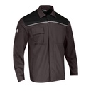 Veste de travail 100 % coton gris/noir – Singer VARY