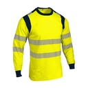 T-shirt manches longues haute visibilité anti-UV jaune – Singer TUVA