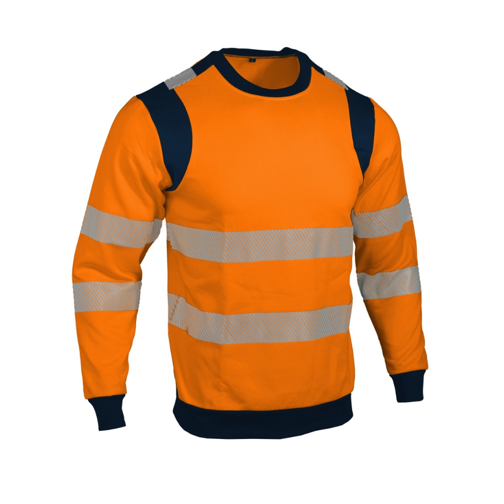 Sweat-shirt haute visibilité classe 3 orange – Singer SWITO