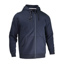 Sweat-shirt zippé à capuche coton marine – Singer SUITBLE