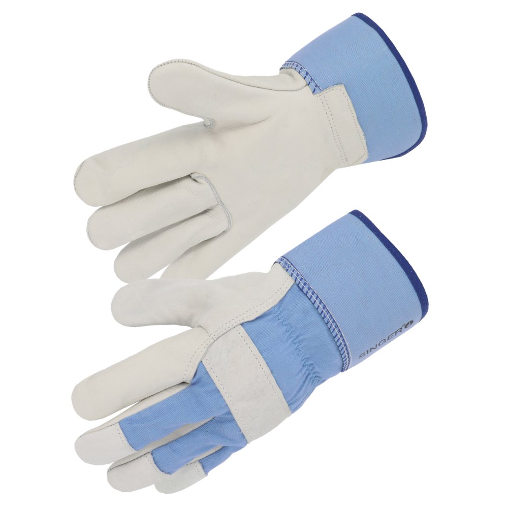 Gant paume cuir fleur bovin (lot de 10 paires) – Singer 501N