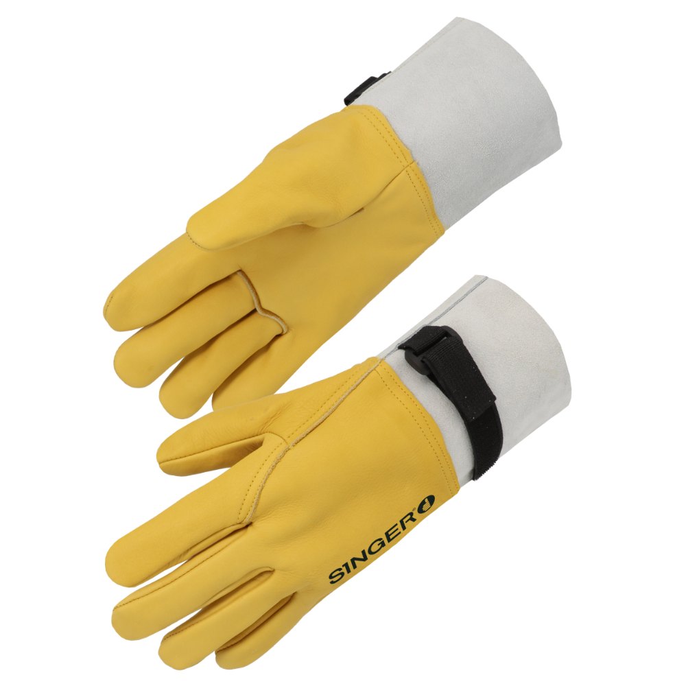 Sur-gant électricien, tout fleur de bovin (lot de 5 paires) – Singer 50ELEC