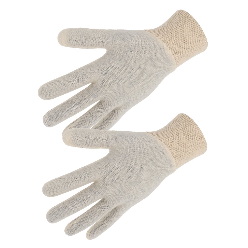 Gant coton interlock écru, version légère (lot de 10 paires) – Singer JE300FL