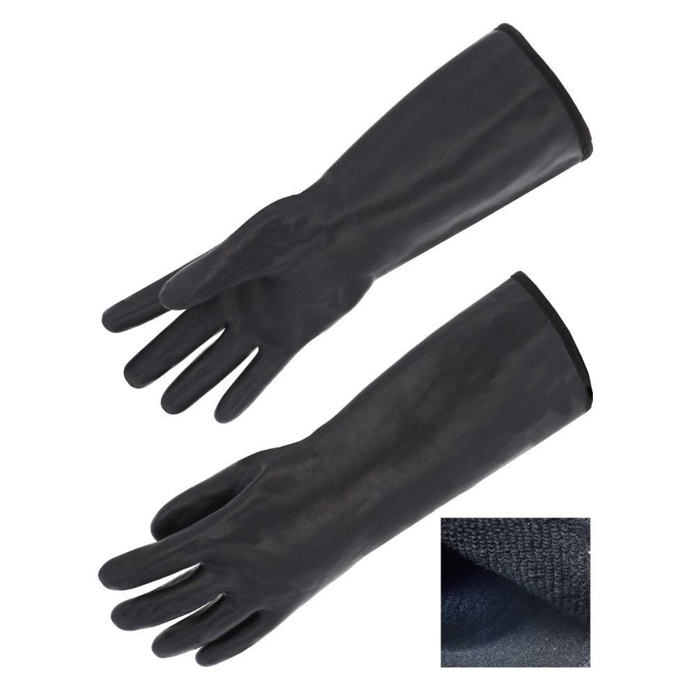 Gant chimique néoprène doublé bouclette 380 mm, type B (lot de 10 paires) – Singer NEO5040
