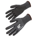 Gant PEHD, coupure D, Paume enduite PU,Jauge 18 (lot de 10 paires) – Singer PHD18PUB