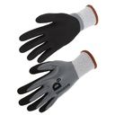 Gant PEHD, coupure D blanc / noir / gris (lot de 5 paires) – Singer PHD557ICE