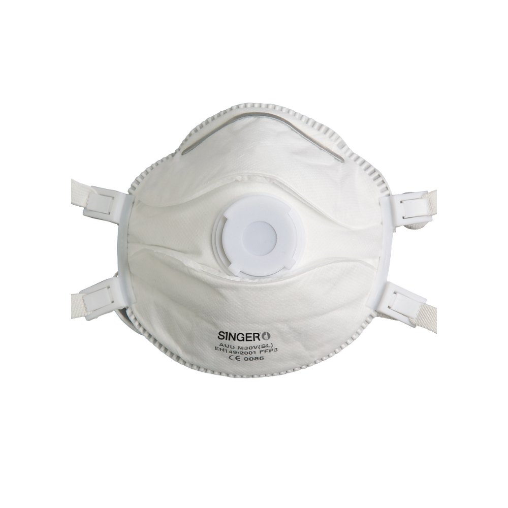 Demi-masque classique, Valve, FFP3 NR D.Boîte de 5 pièces (boîte de 5 pièces) – Singer AUUM30VSL