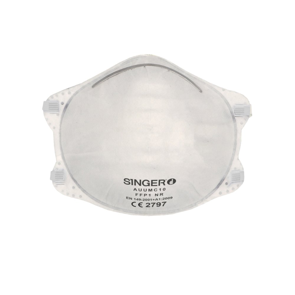 Demi-masque préformé, FFP1 NR (la boîte) – Singer AUUMC10