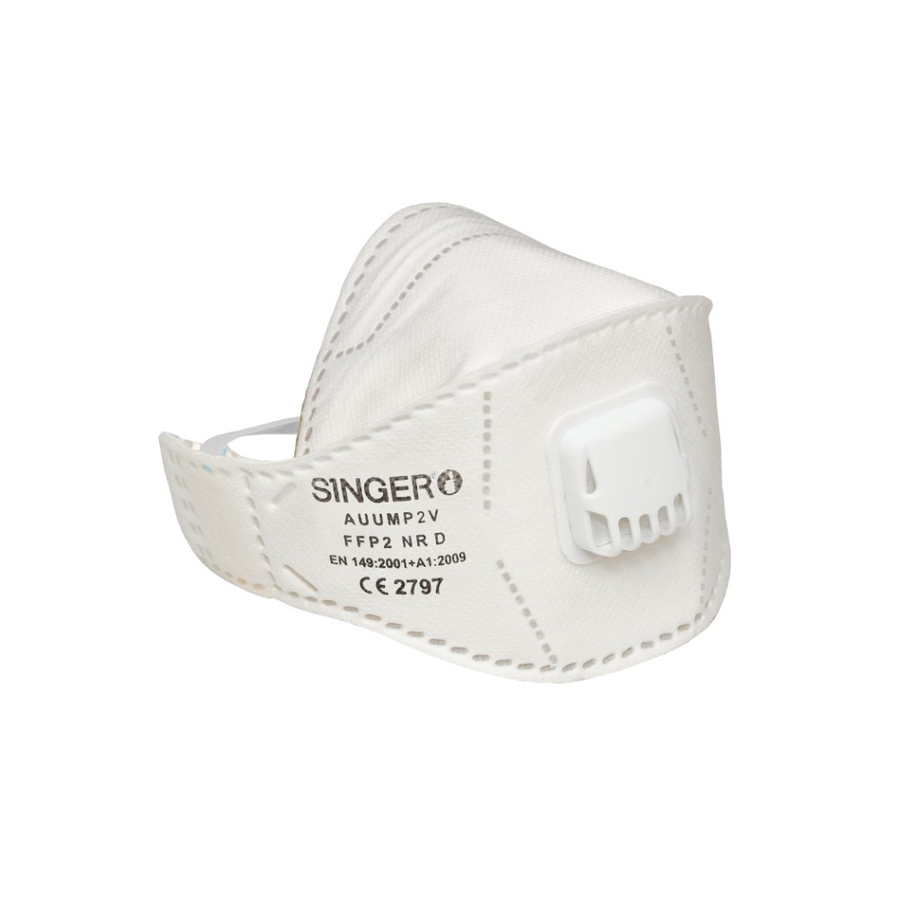 Demi-masque pliable FFP2 NR D (boîte de 20 pièces) – Singer AUUMP2V