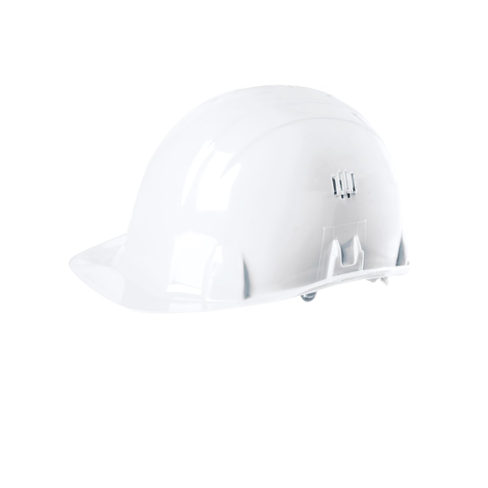 Casque de chantier en polyéthylène blanc – Singer CASBLANC