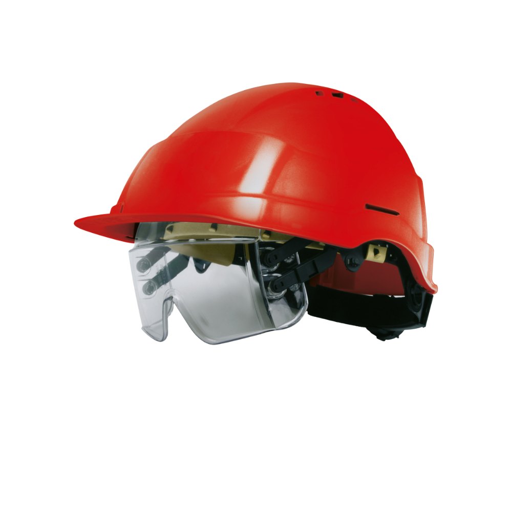 Casque IRIS2 avec lunettes intégrées rouge – Singer CASIRISROU2