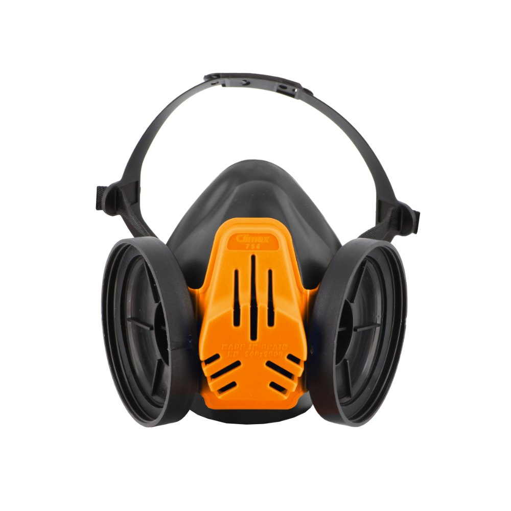 Demi-masque respiratoire, en caoutchouc pour 2 filtres – Singer DM756C