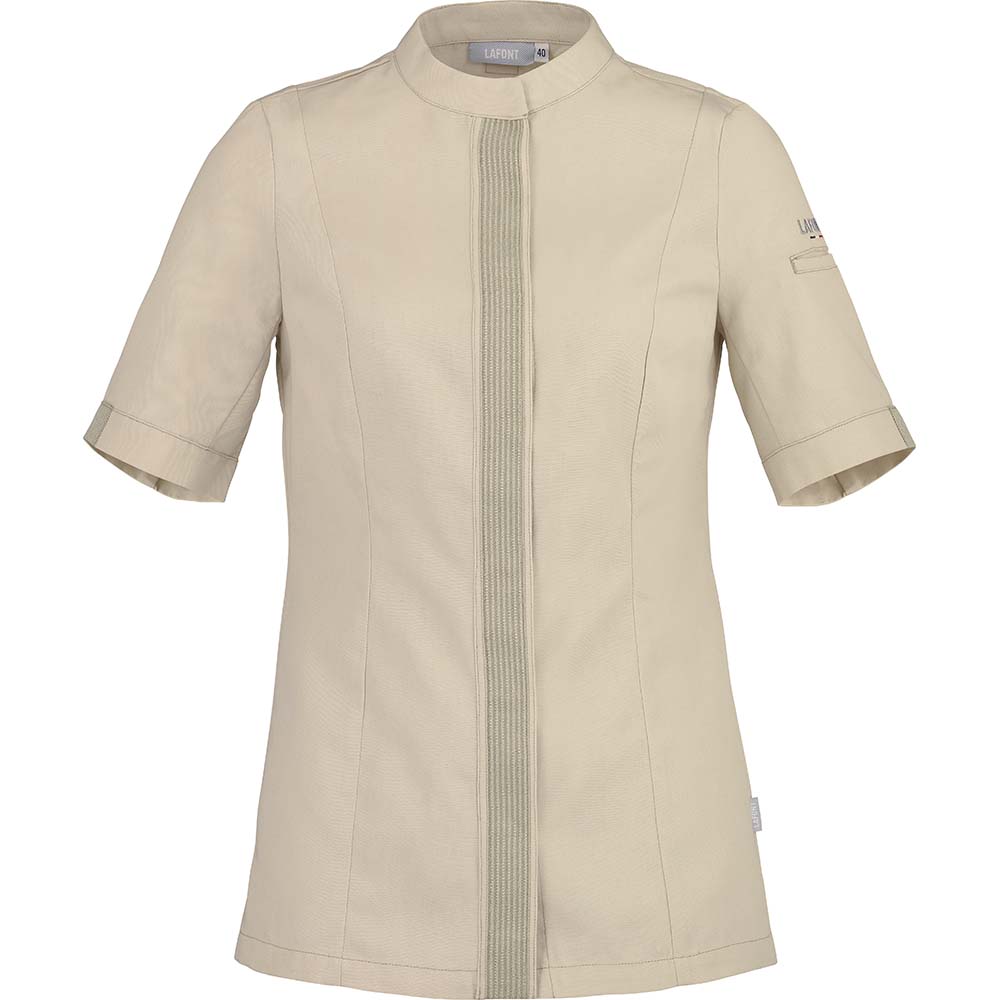 Veste de cuisine femme manches courtes Fava