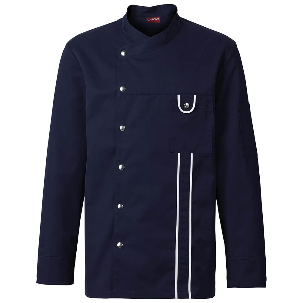 Veste de cuisine homme Aneth bleu marine