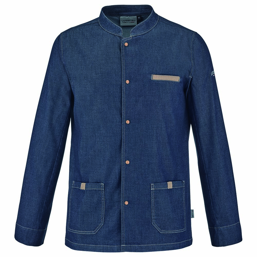 Veste de cuisine homme en jean Mirbel
