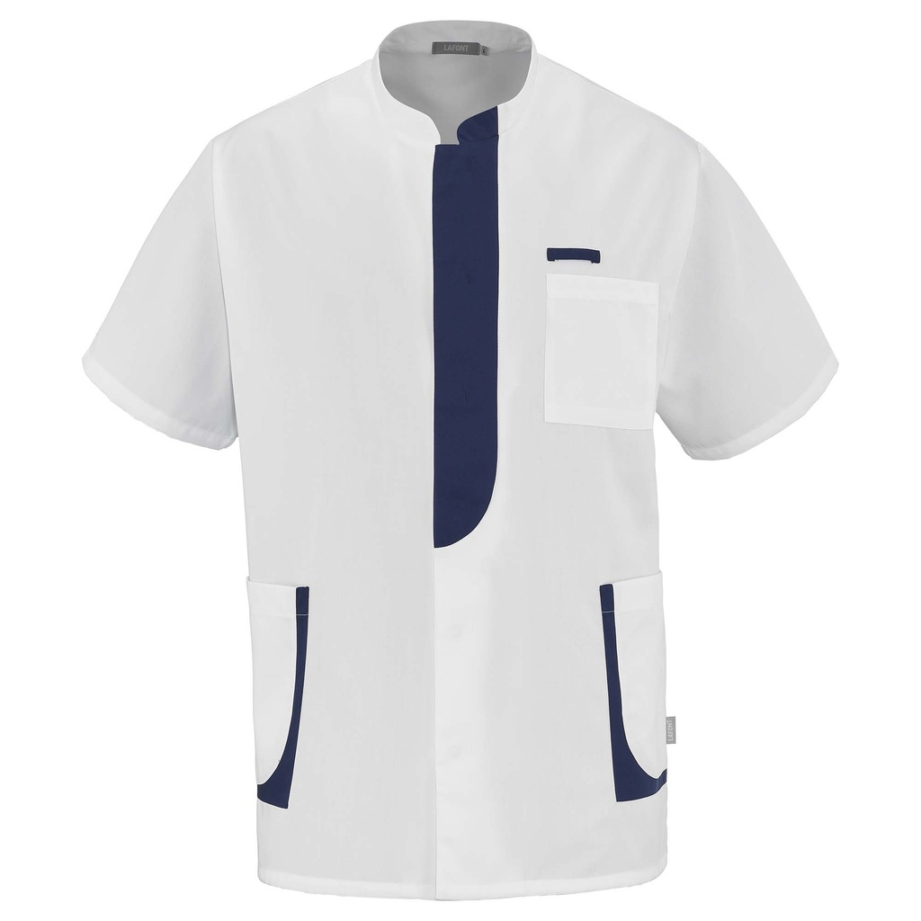 Tunique médicale homme Lee bicolore Tencel