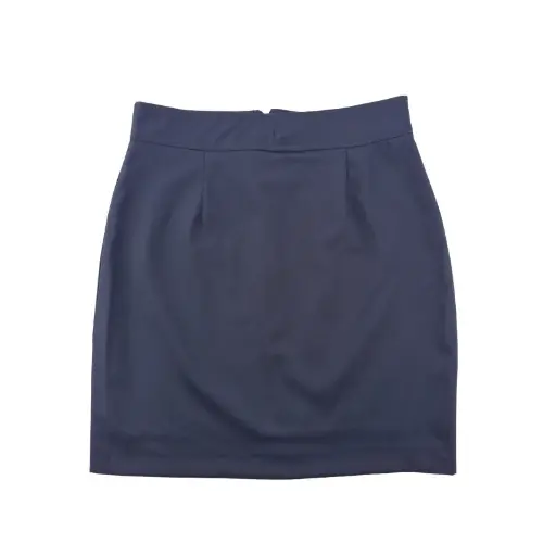Jupe droite style crayon bleu marine