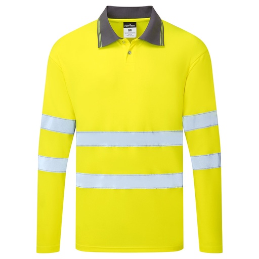 Polo haute visibilité manches longues Essential – Portwest ES277